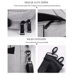 Sac pour ordinateur portable portable extensible en tissu Oxford imperméable et résistant à l'usure DJ06 pour ordinateurs portables de 15,4 pouces, avec bandoulière détachable, 15,4 pouces
