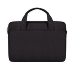 Sac pour ordinateur portable portable extensible en tissu Oxford imperméable et résistant à l'usure DJ06 pour ordinateurs portables de 15,4 pouces, avec bandoulière détachable, 15,4 pouces