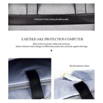 Sac pour ordinateur portable portable extensible en tissu Oxford imperméable et résistant à l'usure DJ06 pour ordinateurs portables de 15,6 pouces, avec bandoulière détachable, 15,6 pouces