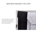 Sac intérieur en feutre multi-usage avec bouton pour ordinateur portable 12,5 pouces, 12,5 pouces