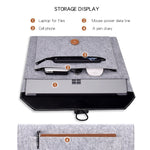 Sac intérieur pour ordinateur portable en feutre multi-usage ND06 pour ordinateur portable de 13,3 pouces, 13,3 pouces