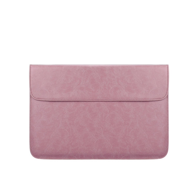 Sac intérieur pour ordinateur portable en cuir PU avec boucle magnétique horizontale invisible PU01S pour ordinateurs portables de 13,3 pouces, 13,3 pouces