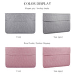 Sac intérieur pour ordinateur portable en cuir PU avec boucle magnétique horizontale invisible PU01S pour ordinateurs portables de 13,3 pouces, 13,3 pouces