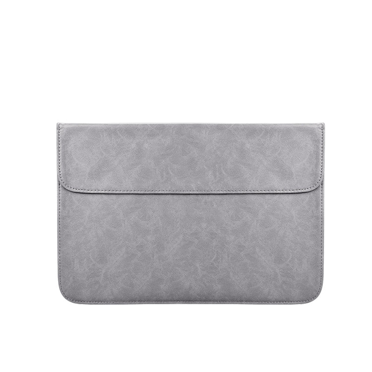 Sac intérieur pour ordinateur portable en cuir PU avec boucle magnétique horizontale invisible PU01S pour ordinateurs portables de 13,3 pouces, 13,3 pouces