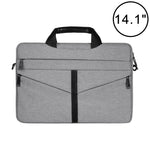 Sac pour ordinateur portable 14,1 pouces, respirant, résistant à l'usure, mode affaires, bandoulière épaule et poignée, fermeture éclair, 14,1 pouces