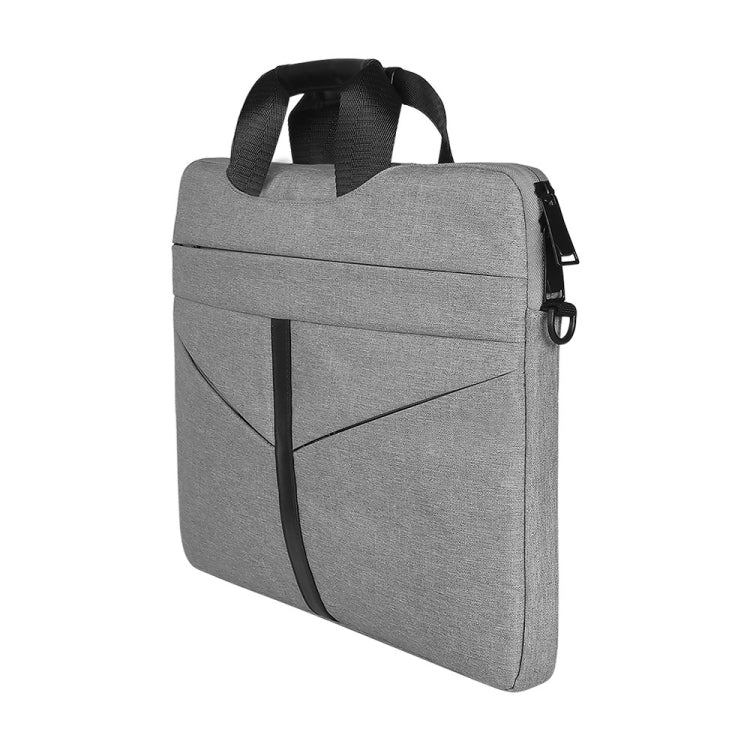 Sac pour ordinateur portable 14,1 pouces, respirant, résistant à l'usure, mode affaires, bandoulière épaule et poignée, fermeture éclair, 14,1 pouces
