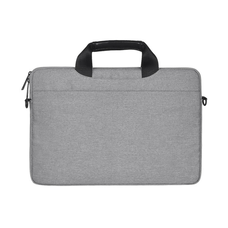 Sac pour ordinateur portable 14,1 pouces, respirant, résistant à l'usure, mode affaires, bandoulière épaule et poignée, fermeture éclair, 14,1 pouces