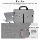 Sac pour ordinateur portable 14,1 pouces, respirant, résistant à l'usure, mode affaires, bandoulière épaule et poignée, fermeture éclair, 14,1 pouces