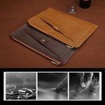 Universal Genuine Leather Business Zipper Laptop Tablet Bag For 12 inch and Below, 12 inch