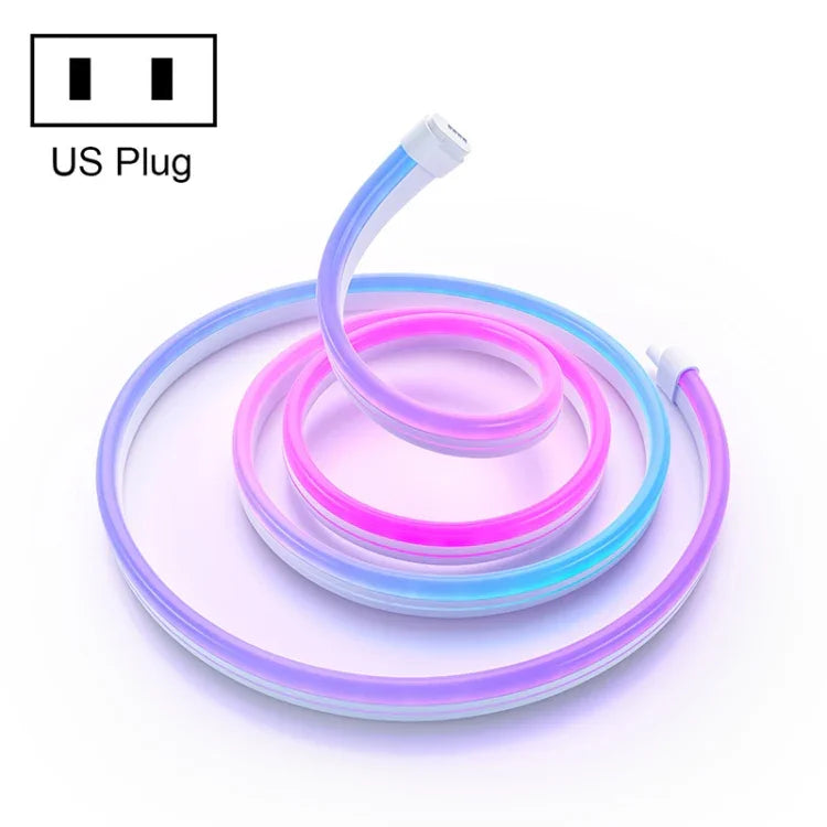 Bande lumineuse d'ambiance RVB synchronisée Xiaomi Mijia 2m, prise US, bande lumineuse de 2m