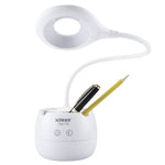 28 LED col de cygne flexible, design anneau creux, lumière de protection des yeux avec porte-stylo / fonction veilleuse, TGX-772