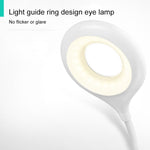 28 LED col de cygne flexible, design anneau creux, lumière de protection des yeux avec porte-stylo / fonction veilleuse, TGX-772