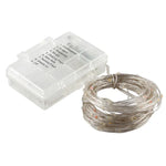 50 LED Boîte à Piles 3 x AA Guirlande Lumineuse Décorative avec Télécommande, DC 5V, Lumière Multicolore/Télécommande, Lumière Blanche/Télécommande, Blanc Chaud/Télécommande