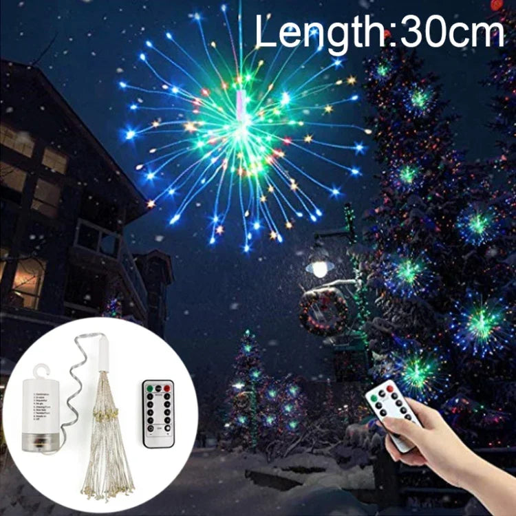 150 LED Boîte à Piles Lumière Décorative LED avec Télécommande, Lumière Colorée 30CM, Lumière Blanche 30CM, Blanc Chaud 30CM