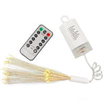 150 LED Boîte à Piles Lumière Décorative LED avec Télécommande, Lumière Colorée 30CM, Lumière Blanche 30CM, Blanc Chaud 30CM