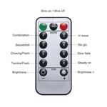 150 LED Boîte à Piles Lumière Décorative LED avec Télécommande, Lumière Colorée 30CM, Lumière Blanche 30CM, Blanc Chaud 30CM