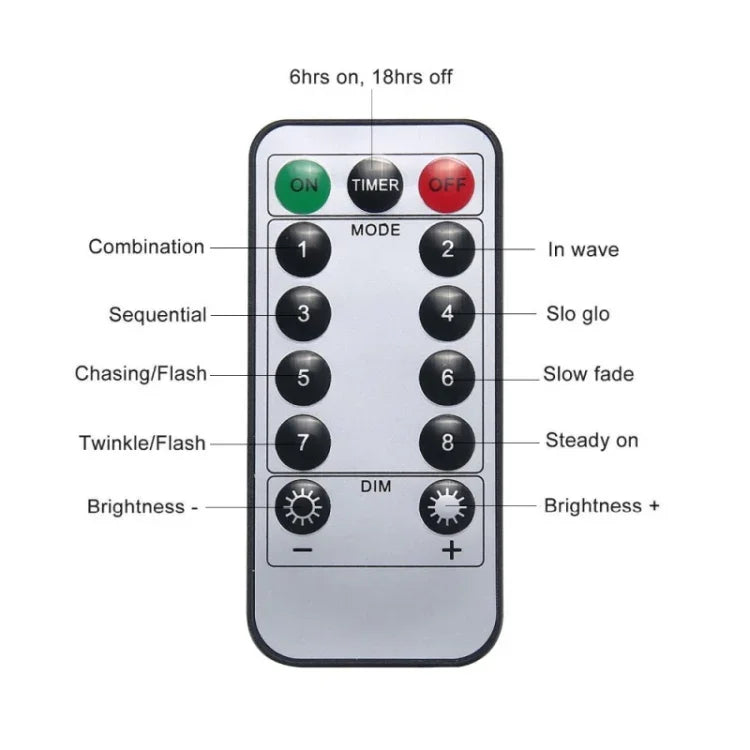 150 LED Boîte à Piles Lumière Décorative LED avec Télécommande, Lumière Colorée 30CM, Lumière Blanche 30CM, Blanc Chaud 30CM
