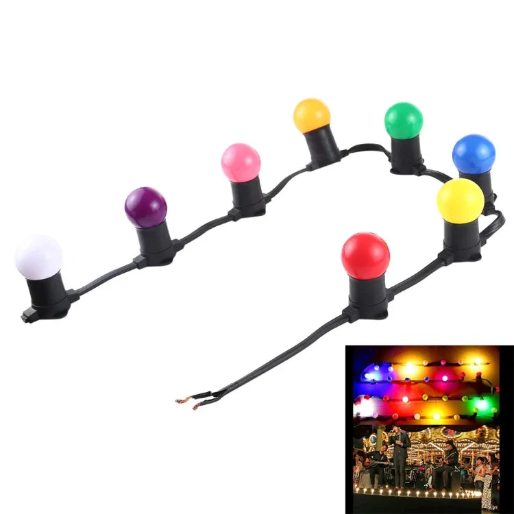 Ampoules LED décoratives 1m 2W E27 8 LED 2835 SMD pour maison, AC 110V, AC 110V, DC 12V, AC 220V