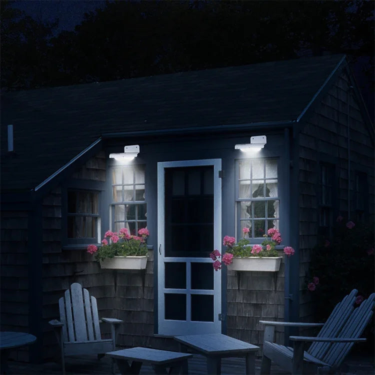 Applique murale solaire de jardin à induction corporelle LED