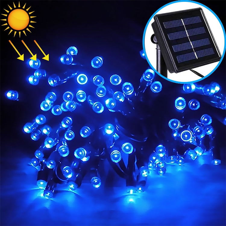 Guirlande solaire étanche 200 LED pour décoration extérieure de Noël, longueur : 22m
