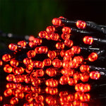 Guirlande solaire étanche 200 LED pour décoration extérieure de Noël, longueur : 22m