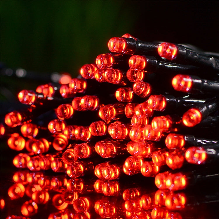 Guirlande solaire étanche 200 LED pour décoration extérieure de Noël, longueur : 22m