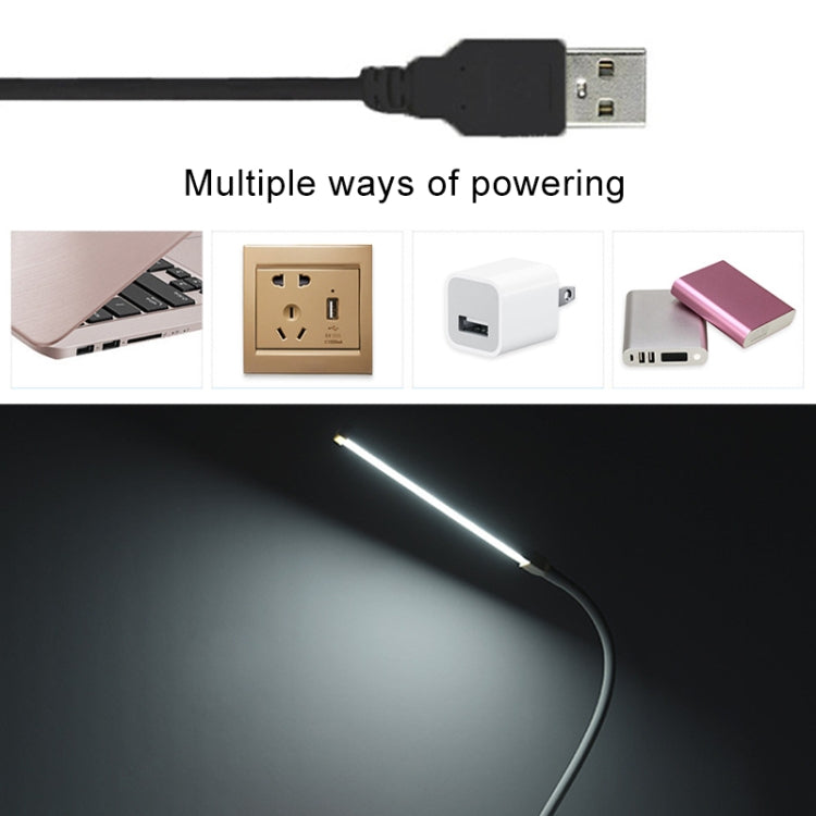 Lampe de bureau LED 8W pliante et réglable avec protection des yeux, version USB à brancher, version USB à brancher (blanc), version USB à brancher (noir)