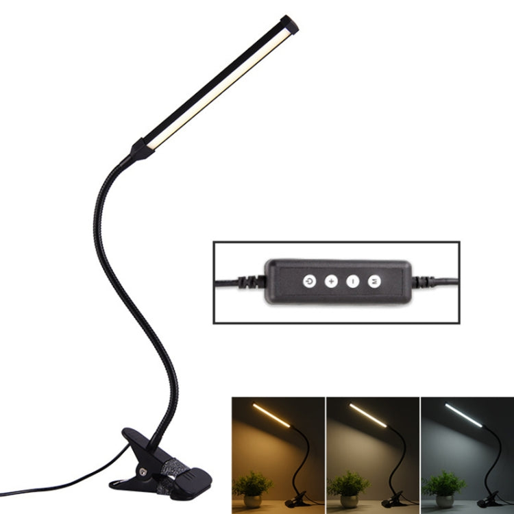 Lampe de Bureau LED 8W Pliable et Réglable avec Protection des Yeux, Version Rechargeable USB, Version Rechargeable USB (Noir), Version Rechargeable USB (Blanc)