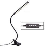 Lampe de Bureau LED 8W Pliable et Réglable avec Protection des Yeux, Version Rechargeable USB, Version Rechargeable USB (Noir), Version Rechargeable USB (Blanc)