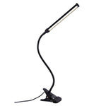 Lampe de Bureau LED 8W Pliable et Réglable avec Protection des Yeux, Version Rechargeable USB, Version Rechargeable USB (Noir), Version Rechargeable USB (Blanc)