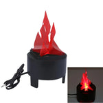Lampe torche feu en pot pour décoration de fête, hauteur de la flamme : environ 8 cm