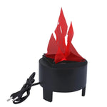 Lampe torche feu en pot pour décoration de fête, hauteur de la flamme : environ 8 cm