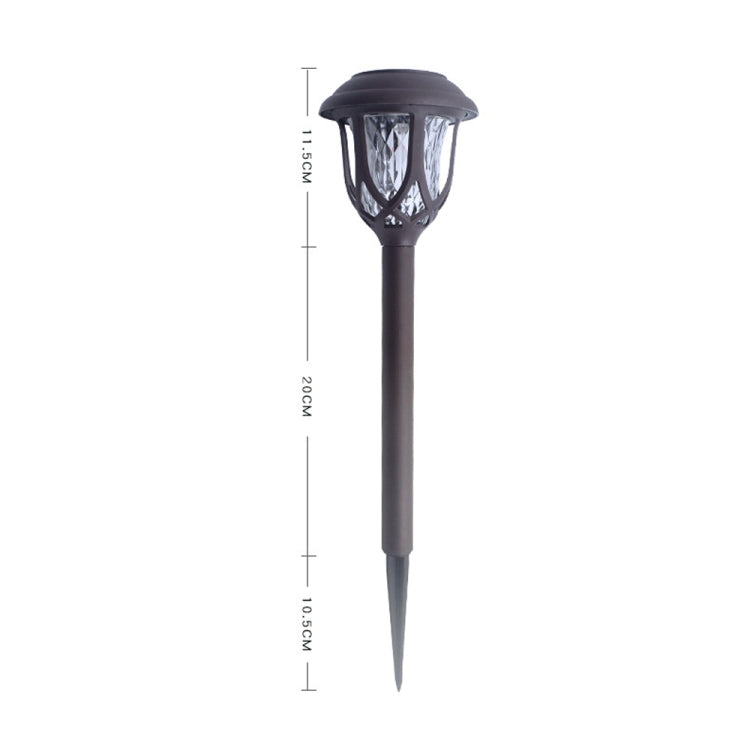 Lampe Solaire Extérieure de Pelouse, Étanche IP65, LED Décorative de Jardin