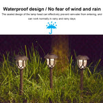 Lampe Solaire Extérieure de Pelouse, Étanche IP65, LED Décorative de Jardin
