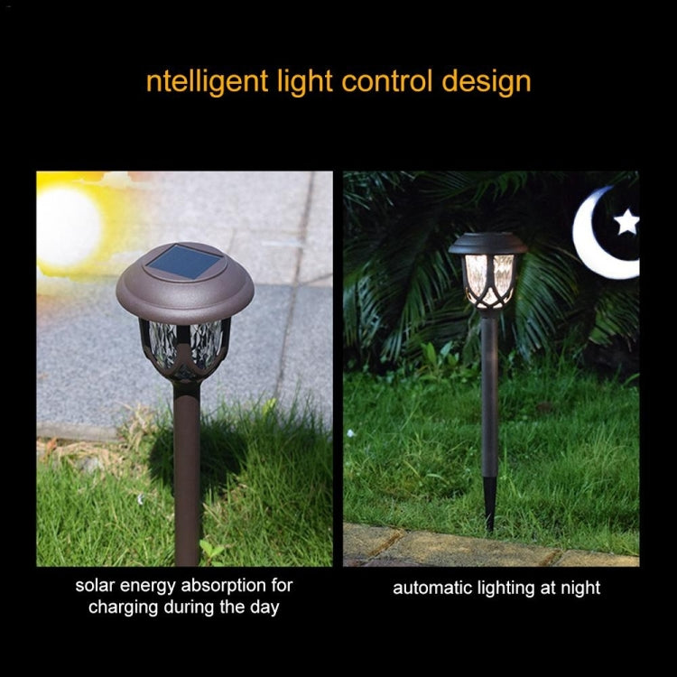Lampe Solaire Extérieure de Pelouse, Étanche IP65, LED Décorative de Jardin