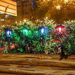 Lampe Solaire Extérieure de Pelouse, Étanche IP65, LED Décorative de Jardin