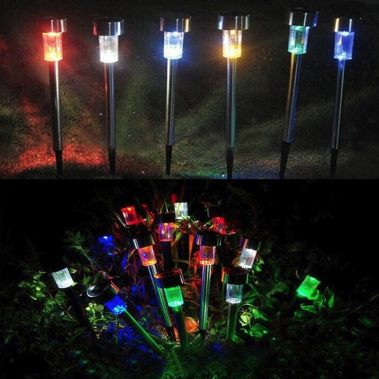 10 lampes solaires d'extérieur en acier inoxydable IP65 étanches à LED pour la décoration de jardin