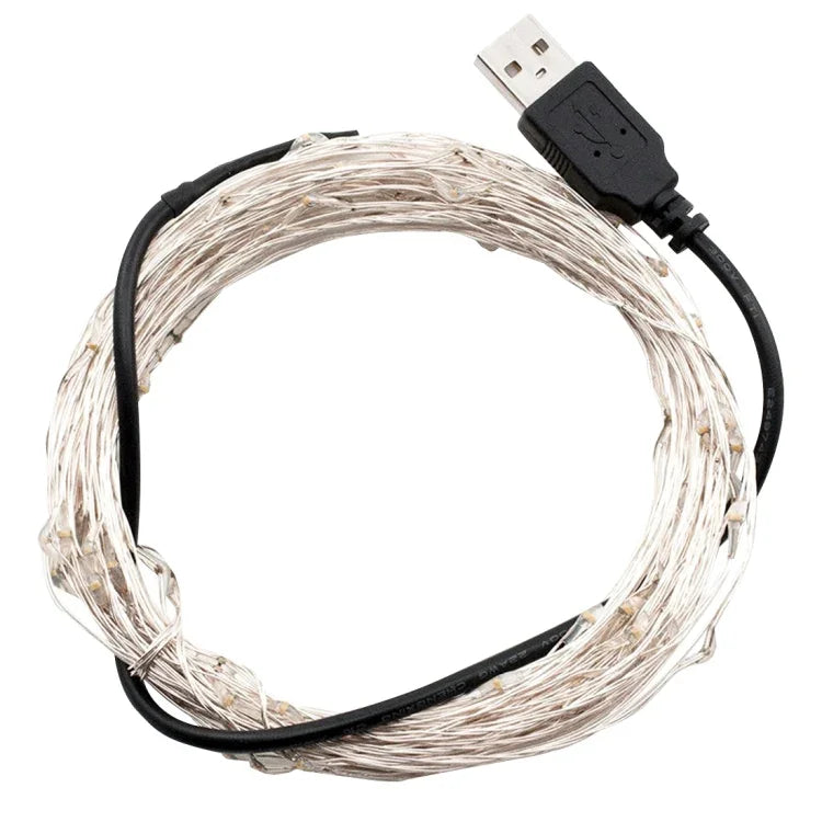 Bande lumineuse de fête / décoration SMD-0603 alimentée par USB (lumière violette), LED1000F, LED1000G, LED1000L, LED1000P, LED1000R, LED1000W, LED1000WW, LED1000Y