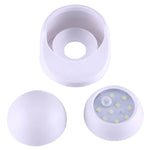 9 LED 240 LM 6000K Rotation à 360 degrés Capteur de mouvement sans fil Lumière d'armoire / Veilleuse / Lampe murale pour chambre, salon, salle de bain, couloir