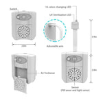 Veilleuse de toilette, DC 5V, lumière de stérilisation UV à détecteur de mouvement PIR