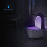 Veilleuse de toilette, DC 5V, lumière de stérilisation UV à détecteur de mouvement PIR