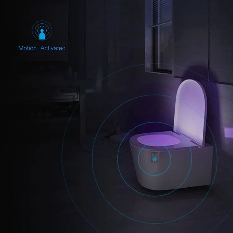 Veilleuse de toilette, DC 5V, lumière de stérilisation UV à détecteur de mouvement PIR