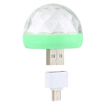 Lampe de scène boule magique LED USB RGB 4W avec adaptateur Micro USB, avec adaptateur Micro USB