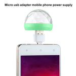 Lampe de scène boule magique LED USB RGB 4W avec adaptateur Micro USB, avec adaptateur Micro USB