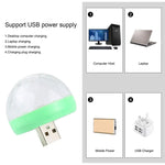 Lampe de scène boule magique LED USB RGB 4W avec adaptateur Micro USB, avec adaptateur Micro USB