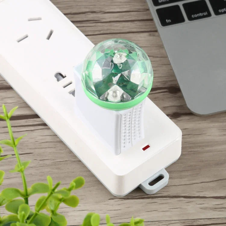 Lampe de scène boule magique LED USB RGB 4W avec adaptateur 8 broches, avec adaptateur 8 broches
