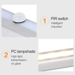 2.8W 60 LED Blanc Chaud Grand Écran Intelligent Détecteur de Mouvement Corps Humain Lumière LED pour Couloir et Armoire, Version Rechargeable USB, 2.8W 60 LED Blanc Chaud