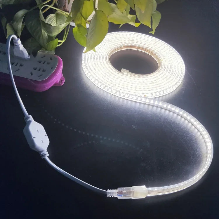 Bande lumineuse 10m CMS 2835 1200 LEDs, CA 220V-240V, Fiche UE, 10m
