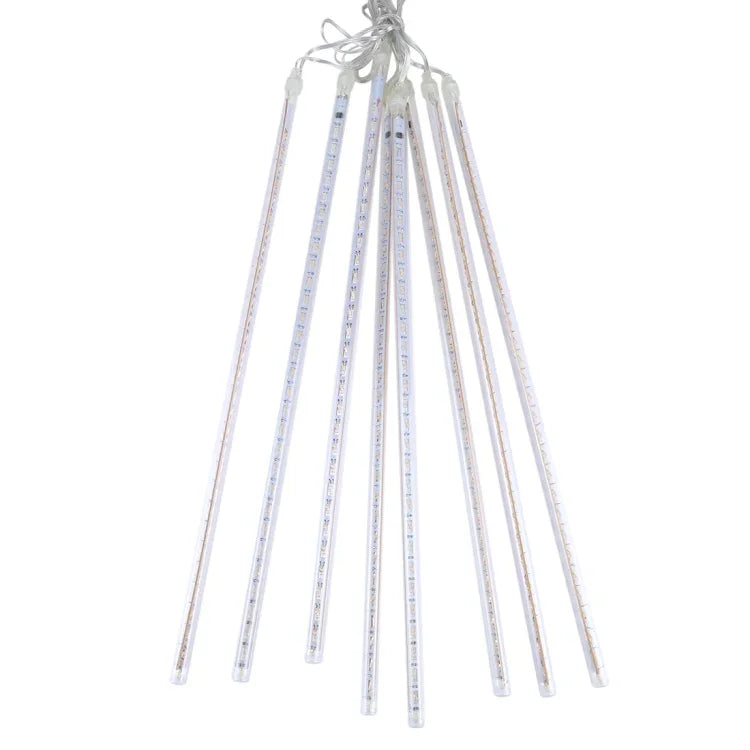 Lumière décorative LED, diamètre du tube : 1,2 cm, CA 100-240 V, prise US, EU en option, 8 pièces 50 cm/bleu, 8 pièces 50 cm/multicolore, 8 pièces 50 cm/blanc