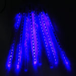 Lumière décorative LED, diamètre du tube : 1,2 cm, CA 100-240 V, prise US, EU en option, 8 pièces 50 cm/bleu, 8 pièces 50 cm/multicolore, 8 pièces 50 cm/blanc